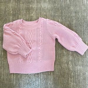 Baby GAP. 3T. NWOT. Pink cable knit sweater!